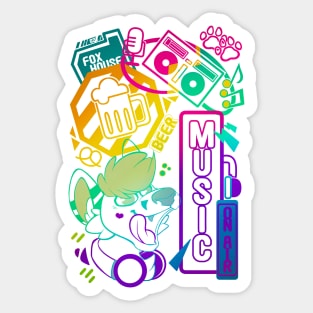 (Limited) Kjisu's Gay Pridelife Furry Design Sticker